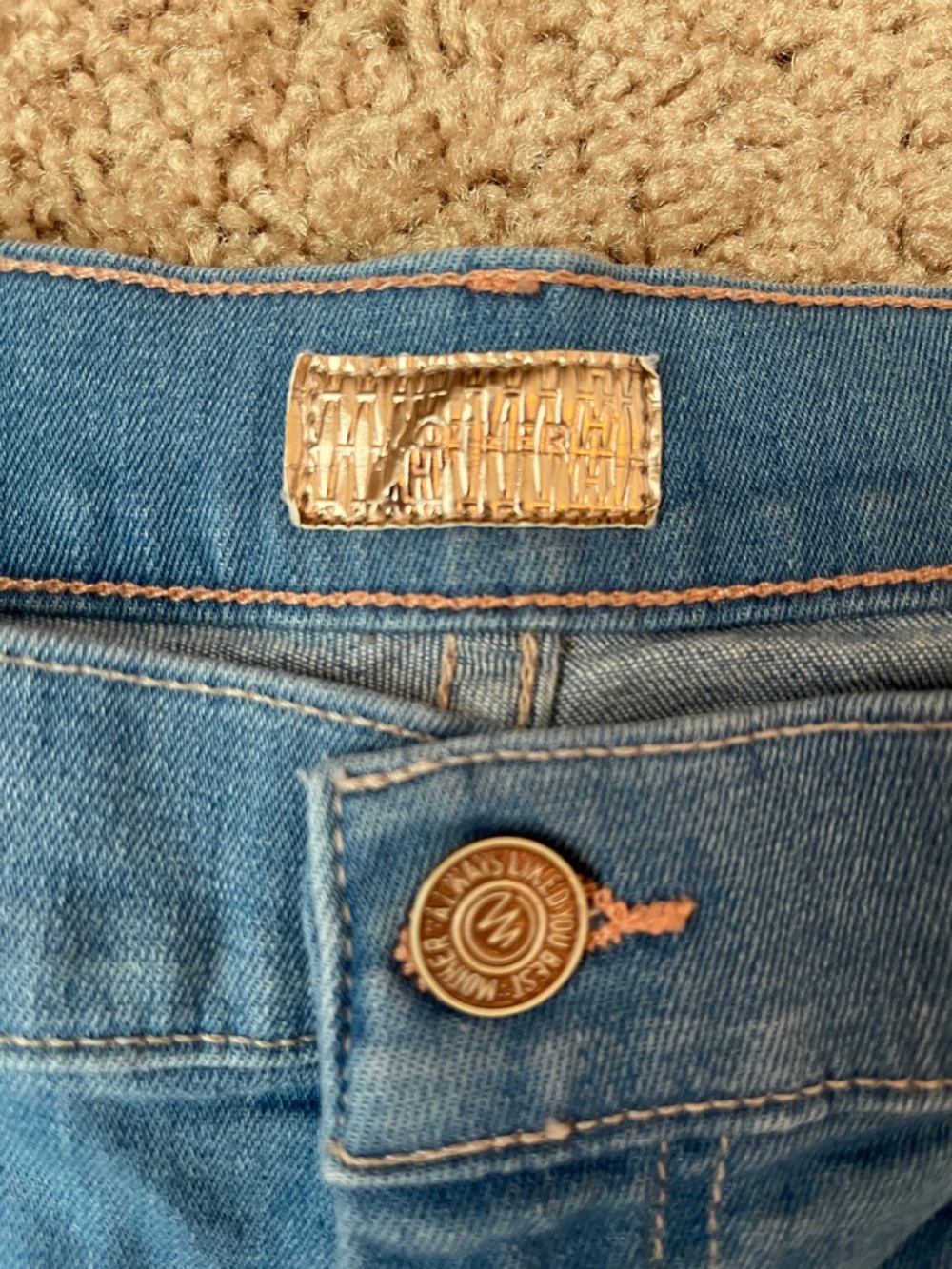 MOTHER Dropout Cuff Shorts - Picture 4 of 9